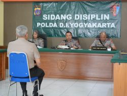 Mantan Kapolresta Sleman, Jalani Sidang Disiplin