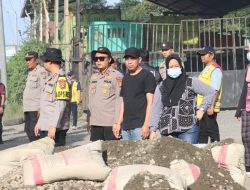 Kapolres Lahat memimpin langsung pelaksanaan Gerakan Indonesia Asri dalam program Belida (Bersih Lingkungan dan Asri) yang digagas oleh Kapolda Sumsel