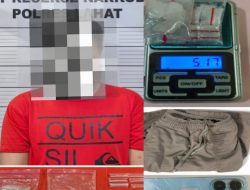Satuan Reserse Narkoba Polres Lahat berhasil mengungkap kasus tindak pidana penyalahgunaan dan peredaran narkotika jenis sabu di wilayah hukum Polres Lahat.