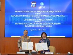 Polda DIY dan UGM, Sepakat Bangun Pusat Studi Kepolisian