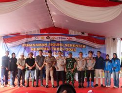 Polres Lahat Ikuti Penanaman Jagung Serentak Kuartal I 2026 Dukung Swasembada Pangan