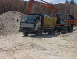 Tambang Galian C di Perbatasan Kecamatan Laguboti dan Kecamatan Balige Kabupaten Toba di duga tidak Mempunyai Izin.