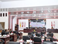 Bupati Samosir Sampaikan Nota Pengantar 4 Ranperda dalam Rapat Paripurna DPRD