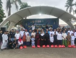 Remaja Kecamatan Rajeg Gelar Donor Darah dan Santuni Anak Yatim