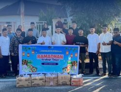 Semangat Ramadan, Lapas Kelas IIA Bengkalis Berbagi Takjil di Depan Rumdis Bupati