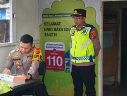 Kapolres Dairi Cek Kesiapan Personel Pos Pengamanan dan Pelayanan Operasi Ketupat Toba 2026