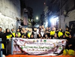 Meski Digelar Mendadak, Bukber dan Santunan Yatim RW 02 Jembatan Besi Berlangsung Meriah