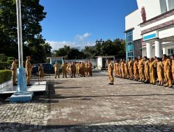 Bupati Tapanuli Utara Pimpin Apel Gabungan, Tekankan Integritas dan Kesiapsiagaan Menghadapi Libur Panjang