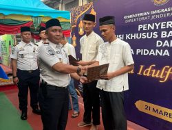 Lebaran Penuh Harap di Balik Jeruji, 1.044 Warga Binaan Lapas Bengkalis Terima Remisi, 3 Langsung Menghirup Kebebasan