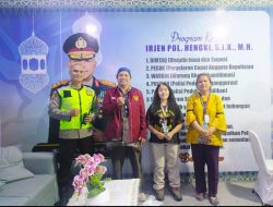 Terjalin hangat di di pospol Merak Saat Idul Fitri,Polda Banten sinergi bersama insan Pers