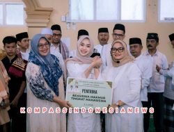 Juara KDI Asal Lampung Timur Intan Putri Lestari Terima Beasiswa Dari Bupati Lampung Timur