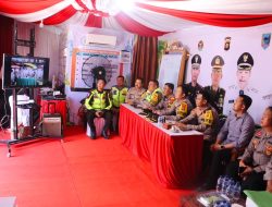 Zoom meeting dalam rangka pemantauan objek wisata pada Operasi Ketupat 2026