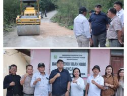 Bupati Dairi Turun Langsung Monitoring Perbaikan Jalan Jrs Sp. Siboras – Dolok Tolong  Sumbul