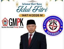 Mat Robin Ketua GMPK JAKARTA Mengucapkan Selamat Hari Raya Idul Fitri 1447 H/ 2026 M