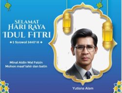 Pimpinan Redaksi Beserta Staf Wartawan/Wartawati Media Kompassindonesianews.com Mengucapkan Selamat Hari Raya Idul fitri 1 Syawal 1447 H / 2026 M