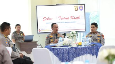 Kapolda Sumsel Gelar Coffee Morning Anev Kinerja, PJU Diminta Kuasai Teknis dan Administrasi Secara Menyeluruh