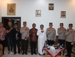 Kapolres Lahat Melaksanakan Silaturahmi ke Gereja Santa Maria Dalam Rangka Memperingati Hari Wafat Isa Al-Masih dan Hari Paskah Tahun 2026