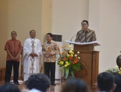 Hadiri Perayaan Malam Paskah, Wakil Bupati Sleman Tekankan Gereja Tempat Ibadah Sekaligus Pembanguna Karakter dan Moral Masyarakat