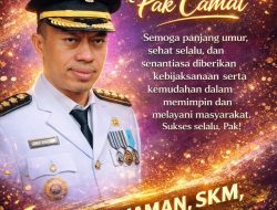 MCR Beri Ucapan Selamat Milad Pada Camat Rajeg Oman Apriaman Ke-49 Tahun