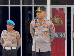 Kapolres Lahat Tekankan Disiplin dan Pelayanan Humanis dalam Apel Pagi
