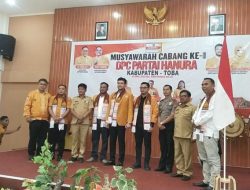 Kapolres Toba Harap Sinergi Terus Terjaga dalam Muscab DPC HANURRA Toba Berlangsung Harmonis.