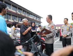 3.430 Kasus Curanmor Diungkap, Kapolda Sumsel Pulihkan Hak Korban Lewat Penyerahan Barang Buktti