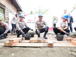 Sambut Hari Bhayangkara, Polda Sumsel Perkuat Kesejahteraan Lewat Bedah Rumah