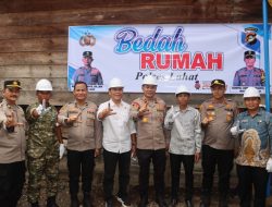 Dalam Rangka Menyambut Hari Bhayangkara Ke 80 Polres Lahat Laksanakan Bedah Rumah Polri Jntuk Masyarakat.