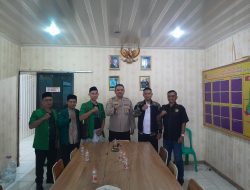 Jalin Silaturahmi, PAC GP Ansor Rajeg Bertemu Kapolsek Rajeg.