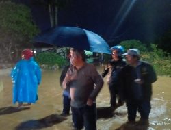 Meluapnya Aek Haidupan Siwaluompu, Pemkab Tapanuli Utara Tetap Upayakan Percepatan Penanganan Normalisasi.