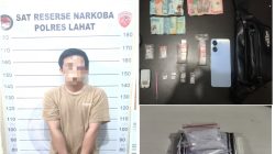 Tersangka Pengedar Natkoba Di Amankan Satuan Stres Narkoba Pores Lahat
