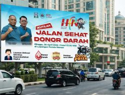 Wujudkan Pers Sehat, Pemkab Sleman Gelar Jalan Sehat dan Bakti Sosial