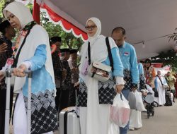 354 Calon Jamaah Haji Asal Kabupaten Sleman, Resmi Diberangkatan ke – Bandara YIA Menuju Tanah Suci