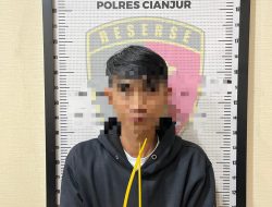 ‎Terjaring Razia Knalpot Brong, Pria di Cianjur Kedapatan Bawa Celurit