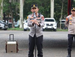 Polres Lahat tingkatkan kesiapsiagaan melalui latihan simulasi sispam kota hadapi potensi aksi unjuk rasa
