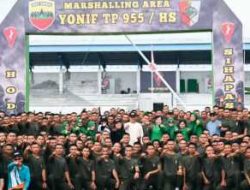 Bupati Humbahas Laksanakan Kegiatan Bersama Yonif TP 955/HS
