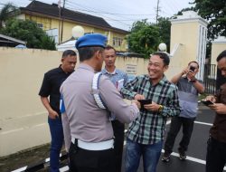 Propam Polres Lahat laksanakan pemeriksaan sikap tampang dan kelenrgkapan personel