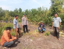Bhabinkamtibmas Desa Resam Lapis Ajak Warga Manfaatkan Lahan Kosong untuk Ketahanan Pangan