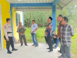 Bhabinkamtibmas Desa Ulu Pulau Ajak Warga Manfaatkan Lahan Kosong untuk Ketahanan Pangan