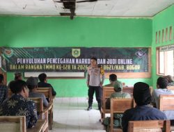 Gempur Narkoba dan Judi Online, TMMD ke-128 Bogor Gelar Penyuluhan di Cigudeg