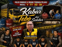 Kepolisian Resort Tebo Amankan Puluhan Ton BBM Ilegal
