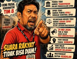 Tegas Dalam Pengawasan APBD, Fordmast Tim 8 Tebo Siap Gelar Aksi Demonstrasi