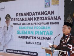 Membangun Masa Depan Generasi Muda, Pemkab Sleman Gandeng 34 Perguruan Tinggi untuk Program Beasiswa Sleman Pintar 2026.
