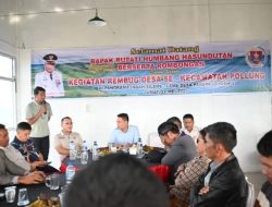 Bupati Humbahas Bersama Kepala Desa Rembug Program Pembangunan