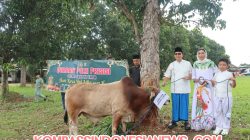 Polres Lamtim Ber-Kurban, Sebanyak 7 Ekor Sapi dan 4 Ekor Kambing Siap Disalurkan Kepada Masyarakat