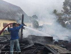 Rumah Kebakaran dan Dua Rumah Rusak Berat dan Lahan 1 Hektar Ter bakar