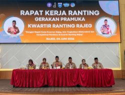 Camat Rajeg, Oman Apriaman Menghadiri Rapat Kerja Kwartir Ranting Rajeg 2026