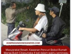Masyarakat resah, kawanan pencuri Bobol rumah warga Bukit Cikasungka 4 kali dalam waktu seminggu