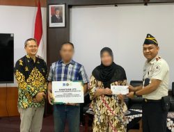 Puluhan Warga Sleman Klien Bapas Kelas I Yogyakarta, Menerima Bantuan Jaringan Pengaman Sosial