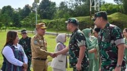 Bupati Humbahas Sambut Kunjungan Kerja Kasad Jenderal TNI Maruli Simanjuntak di Silangit